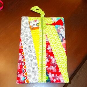 Handmade zippered Makeup case